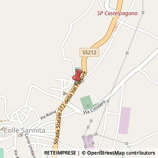 Mappa Via Cruscio, 8, 82024 Colle Sannita, Benevento (Campania)