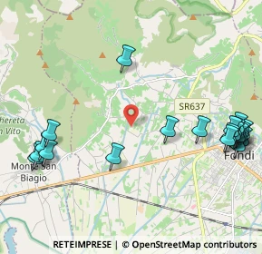 Mappa Via Cisternole, 04022 Fondi LT, Italia (2.92)