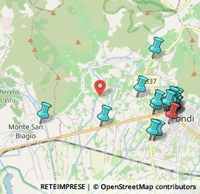 Mappa Via Cisternole, 04022 Fondi LT, Italia (2.697)