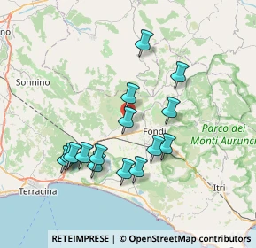 Mappa Via Cisternole, 04022 Fondi LT, Italia (7.24867)