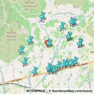 Mappa Via Cisternole, 04022 Fondi LT, Italia (1.28095)