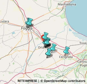 Mappa Via Vittime Civili, 71041 Carapelle FG, Italia (9.02933)