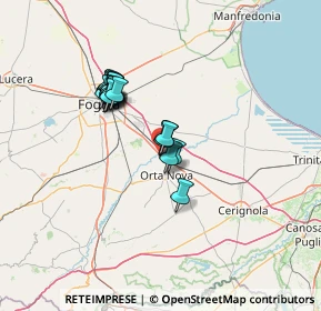 Mappa Via Vittime Civili, 71041 Carapelle FG, Italia (11.522)