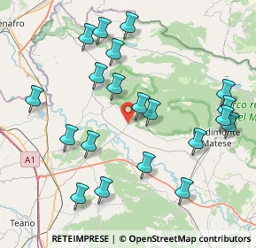 Mappa SP70, 81017 Raviscanina CE, Italia (9.291)