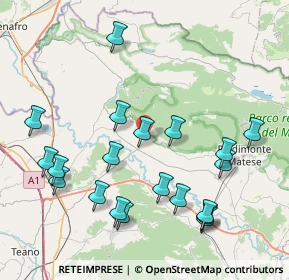 Mappa SP70, 81017 Raviscanina CE, Italia (9.5525)