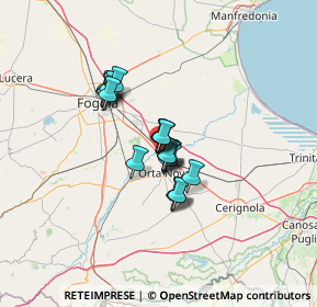 Mappa Via Risorgimento, 71041 Carapelle FG, Italia (8.461)