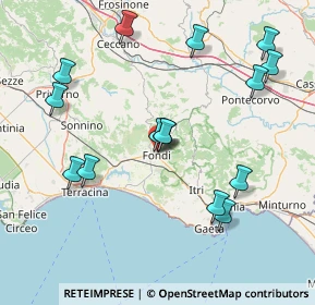 Mappa Via Beato Angelico, 04022 Fondi LT, Italia (18.00533)