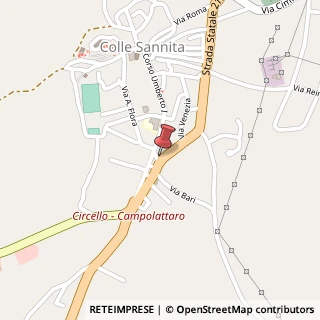 Mappa Viale Meomartini, 20 bis, 82024 Colle Sannita, Benevento (Campania)