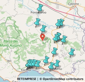 Mappa Via Valle Gaetana, 03045 Esperia FR, Italia (9.2705)