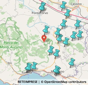 Mappa Via Valle Gaetana, 03045 Esperia FR, Italia (10.2895)