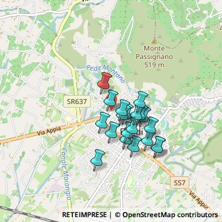 Mappa Via dei Latini, 04022 Fondi LT, Italia (0.72)