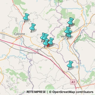 Mappa Via Fornillo, 81049 San Pietro Infine CE, Italia (7.26909)