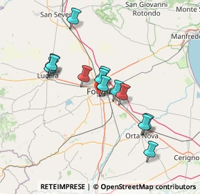Mappa Viale degli Aviatori, 71100 Foggia FG, Italia (12.91154)