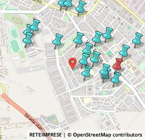 Mappa Viale Lussemburgo, 71122 Foggia FG, Italia (0.5605)