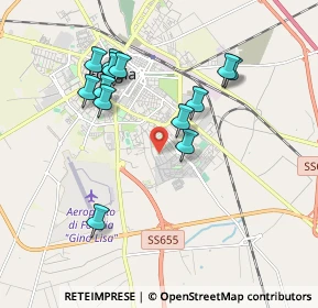 Mappa Viale Lussemburgo, 71122 Foggia FG, Italia (1.94077)