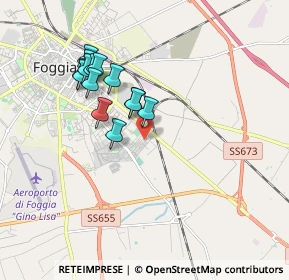 Mappa Viale Virgilio, 71122 Foggia FG, Italia (1.74)