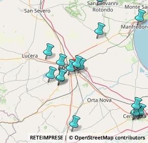 Mappa Viale Virgilio, 71122 Foggia FG, Italia (19.09563)