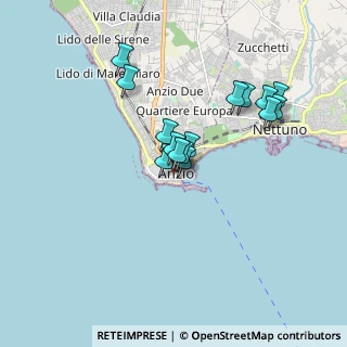 Mappa Via Desiderio Baccelli, 00042 Anzio RM, Italia (1.516)