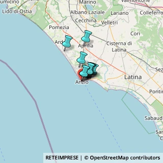 Mappa Via de Angelis, 00042 Anzio RM, Italia (4.87818)