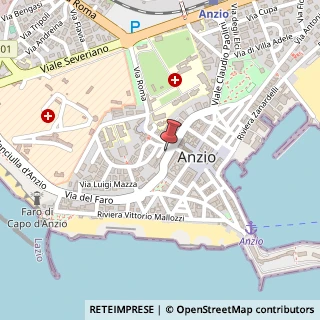 Mappa Piazza della Pace, 21-22, 00042 Anzio, Roma (Lazio)