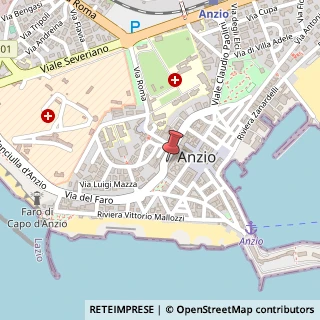 Mappa Piazza della Pace, 9, 00042 Anzio, Roma (Lazio)