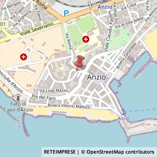 Mappa Via Oberdan Fratini, 5, 00042 Anzio, Roma (Lazio)
