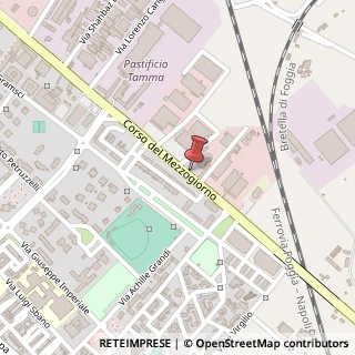 Mappa Corso del Mezzogiorno, 21/23, 71122 Foggia, Foggia (Puglia)