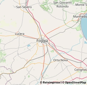 Mappa 71122 Foggia FG, Italia (8.33222)