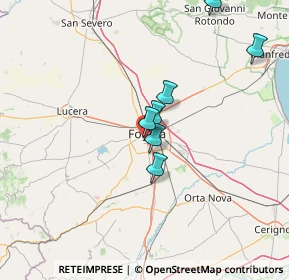 Mappa Via Gustavo Cammeo, 71122 Foggia FG, Italia (28.4)