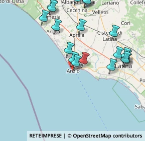 Mappa Via Francesco Breschi, 00042 Anzio RM, Italia (19.732)