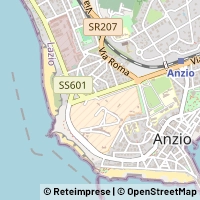 Mapa Anzio