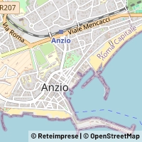 Kaart Anzio