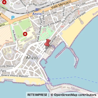 Mappa Riviera Zanardelli, 57, 00042 Anzio, Roma (Lazio)