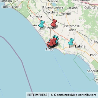 Mappa Via G. Ambrosini, 00042 Anzio RM, Italia (5.87429)