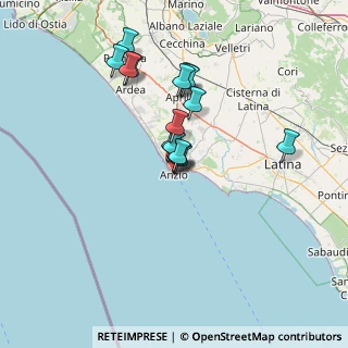 Mappa Via Luciano Manara, 00042 Anzio RM, Italia (12.48)