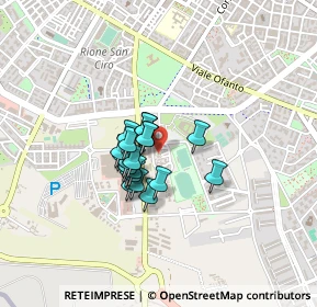 Mappa Piazza Achille Donato Giannini, 71122 Foggia FG, Italia (0.2725)