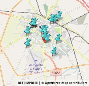 Mappa Piazza Achille Donato Giannini, 71122 Foggia FG, Italia (1.41286)