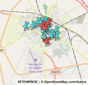 Mappa Piazza Achille Donato Giannini, 71122 Foggia FG, Italia (1.13)