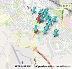 Mappa Piazza Achille Donato Giannini, 71122 Foggia FG, Italia (0.8435)