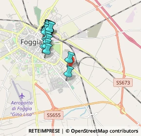 Mappa Via Antonio Regina, 71121 Foggia FG, Italia (2.074)