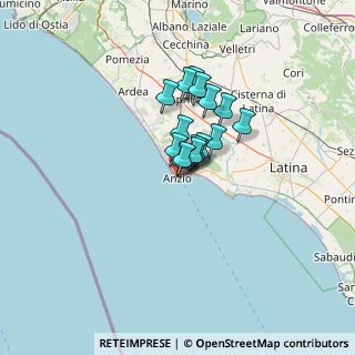 Mappa Via degli Elci, 00042 Anzio RM, Italia (8.0575)