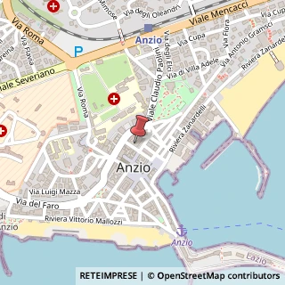 Mappa Via Filibeck, 2, 00042 Anzio, Roma (Lazio)