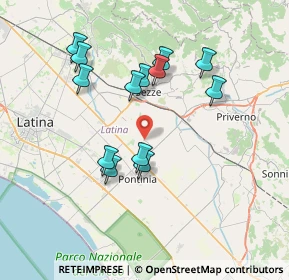 Mappa Via Migliara 46 Sx, 04018 Pontinia LT, Italia (7.31462)