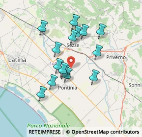 Mappa Via Migliara 46 Sx, 04018 Pontinia LT, Italia (6.44133)