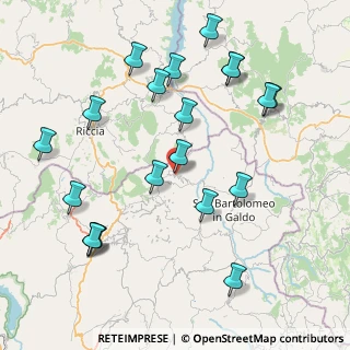 Mappa Via Frentana, 82023 Castelvetere in Val Fortore BN, Italia (9.717)