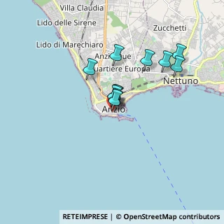 Mappa Via Adua, 00042 Anzio RM, Italia (1.35727)