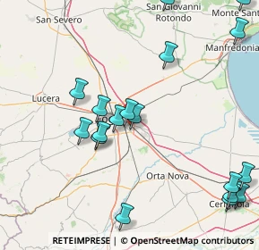 Mappa Terza Traversa del Corso Mezzogiorno, 71122 Foggia FG, Italia (21.17056)