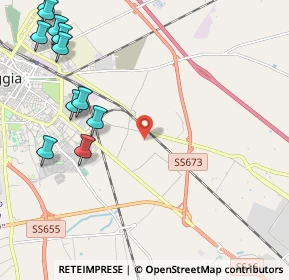 Mappa Terza Traversa del Corso Mezzogiorno, 71122 Foggia FG, Italia (3.10545)