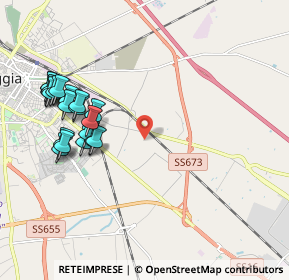 Mappa Terza Traversa del Corso Mezzogiorno, 71122 Foggia FG, Italia (2.3695)