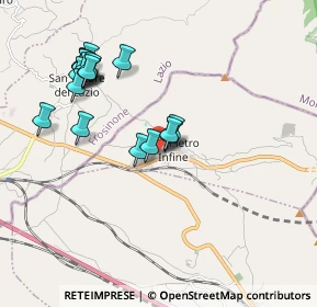 Mappa Viale degli Eroi, 81049 San Pietro Infine CE, Italia (2.0865)